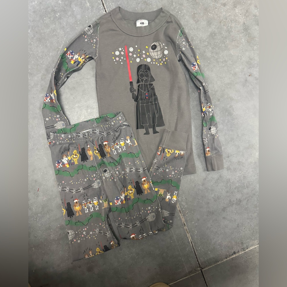 Hanna Andersson Star Wars Gray Kids Pajamas Set